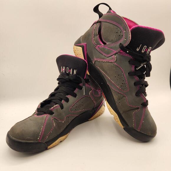 Jordan 7 Retro 30th GS Valentines Day 2015 Size 7Y‎ Used 705417-016 - Picture 1 of 13